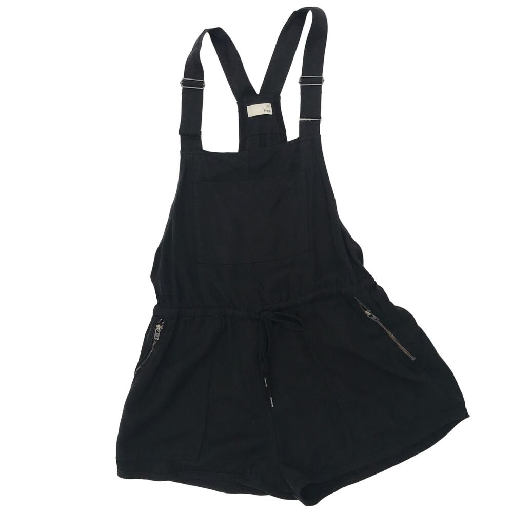 Wilfred Free Aritzia Beatriz Black Overall Romper Size Small